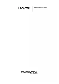 Notice BARAZZA 1LVA6I Lave-vaisselle