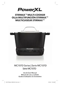 Notice PowerXL STIRMAX MC107D-7GPTV Appareil multi-cuisson