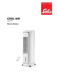 Notice Solis COOL AIR 7587 Climatisation