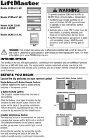 Notice LiftMaster 64LM Porte de garage