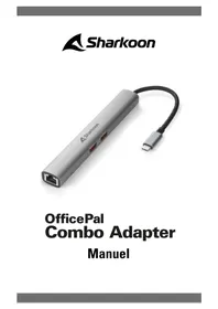 Notice Sharkoon OFFICEPAL COMBO ADAPTER Autres accessoires informatique