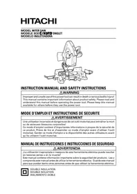 Notice HITACHI C 15FB Scie