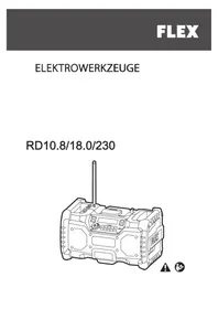 Notice Flex RD 10.8/18.0/230 Radio