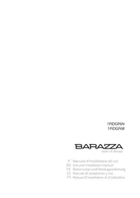 Notice BARAZZA 1PIDGP6N Cuisinière