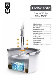 Notice Livington CLEAN WATER SPIN MOP Balai