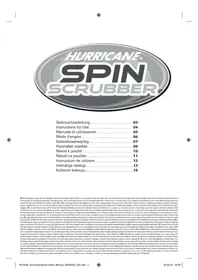 Notice Hurricane SPIN SCRUBBER Non catégorisé