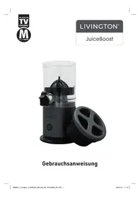 Notice Livington JUICEBOOST Extracteur de jus