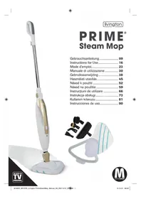 Notice Livington PRIME STEAM MOP Nettoyeur à vapeur