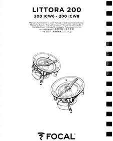 Notice FOCAL LITTORA 200 ICW 6 Haut-parleur