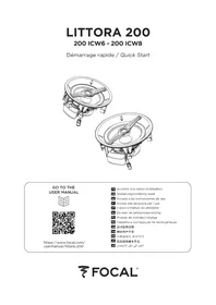 Notice FOCAL LITTORA 200 ICW 8 Haut-parleur