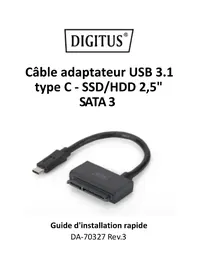 Notice Digitus DA-70327 Autres accessoires informatique