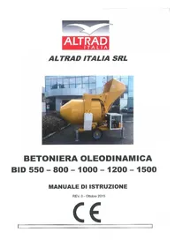 Notice ALTRAD LHB 360 Mélangeur de ciment