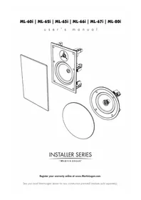 Notice Martin Logan ML-60I Non catégorisé
