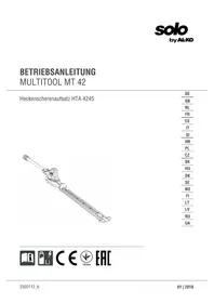 Notice SOLO HTA 4245 Taille-haies