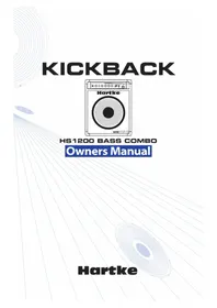 Notice Hartke KICKBACK 10 Ampli de basses