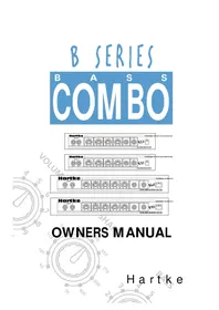 Notice Hartke B20 Ampli de basses