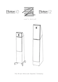 Notice Martin Logan MOTION 10 Non catégorisé