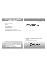 Notice Holzmann DOP1000 Non catégorisé