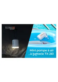 Notice TECHNAXX TX-261 Pompe