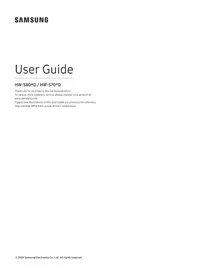 Notice SAMSUNG HW-S700D Barre de son