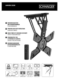 Notice Schwaiger LWHDS 5530 Support mural