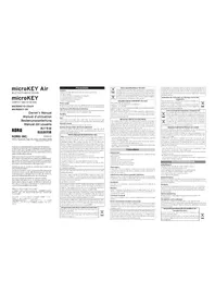 Notice KORG MICROKEY AIR 25 Contrôleur