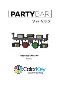 Notice ColorKey PARTYBAR PRO 1000 Machine à effet