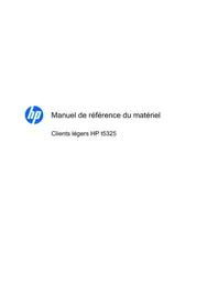 Notice HP T5325 Client léger