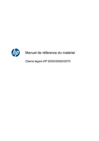 Notice HP T5570 Client léger