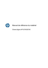 Notice HP T5745 Client léger