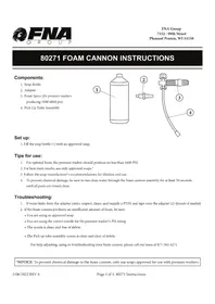 Notice Simpson 80271 Nettoyeur haute pressio