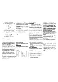 Notice LightZone GT-STDH-01 Moniteur