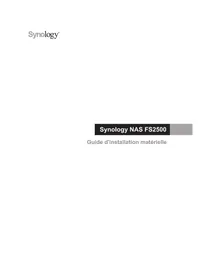 Notice SYNOLOGY FLASHSTATION FS2500 Serveur