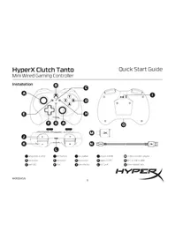 Notice HYPERX CLUTCH TANTO Contrôleur