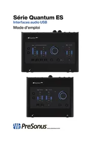 Notice PRESONUS QUANTUM 4 Système hifi
