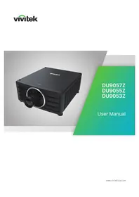 Notice VIVITEK DU9053Z Projecteur