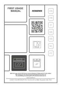 Notice ROSIERES RO4MWM9G6NQB Four à micro-ondes