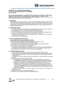 Notice Heitronic ALLROUNDER Éclairage