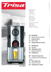 Notice TRISA 7730.75 Tireuse à bière