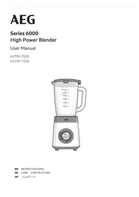 Notice AEG SERIES 6000 K6TB1-720K Blender