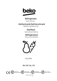 Notice GRUNDIG BU1104N Réfrigérateur
