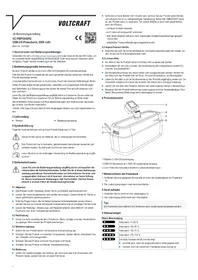 Notice VOLTCRAFT VC-PBP3040PD Batterie portable