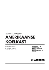 Notice Wisberg WBSBSIW177CZ Réfrigérateur