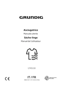 Notice GRUNDIG GTR5100 Seche linge