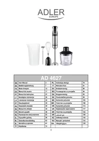 Notice ADLER AD 4627 Mixeur plongeant