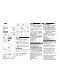 Notice CANON LS-270L Calculatrice