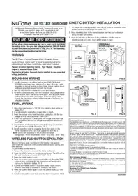 Notice NuTone BKL342LWH Sonnette de portes