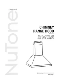 Notice NuTone NW830SS Hotte