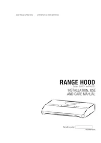 Notice NuTone NQDD130SS Hotte