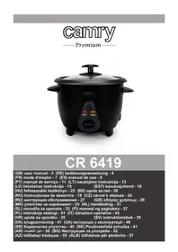 Notice CAMRY CR 6419 Cuiseur à riz